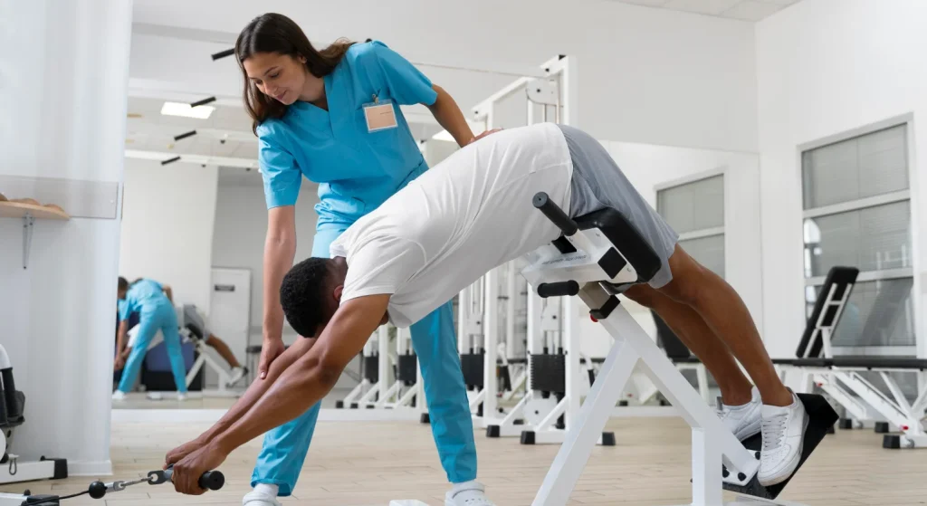 Home physiotherapy after surgery